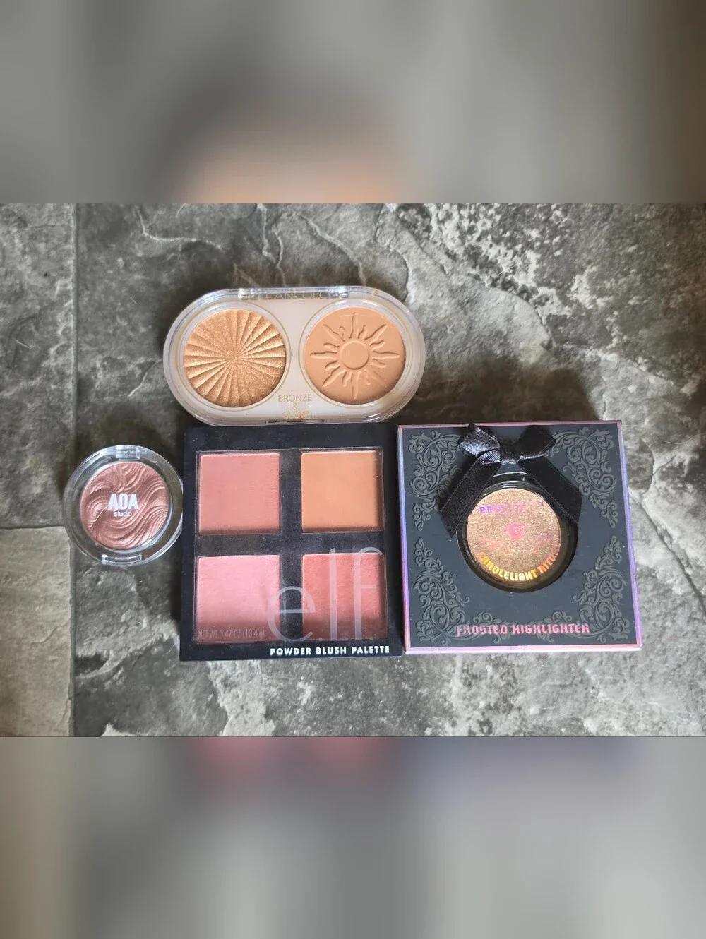 Elf Blush Quad, Profusion Highlight, Kleancolor Bronze & Glow + More